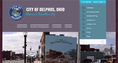 Desktop Screenshot of cityofdelphos.com
