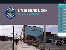 Tablet Screenshot of cityofdelphos.com